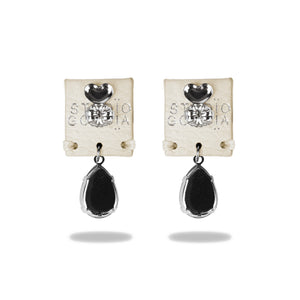 Earrings Drops in Ivory